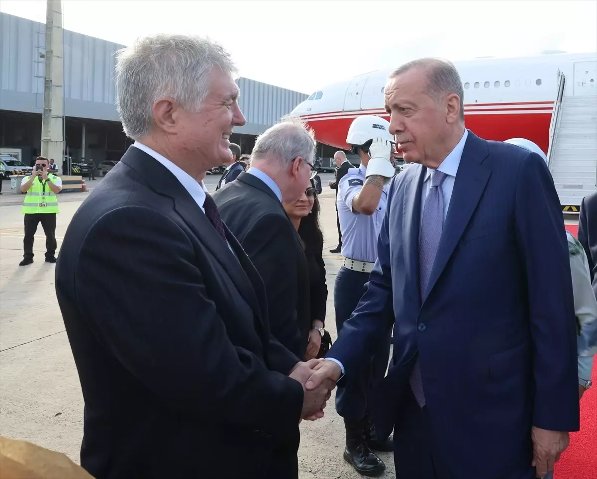 Cumhurbaşkanı Erdoğan, G20 Liderler Zirvesi için Brezilya’ya geldi