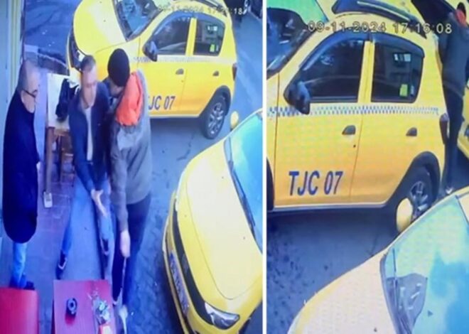 İstanbul’da dehşet anları! Kendisini bekleten taksiciye kızdı: Lastikleri patlattı, tehditler savurdu!