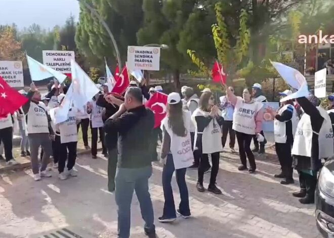 Pamukkale Üniversitesi’nde işçiler grevde