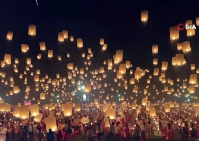 Tayland’da Yi Peng Festivali Coşkusu