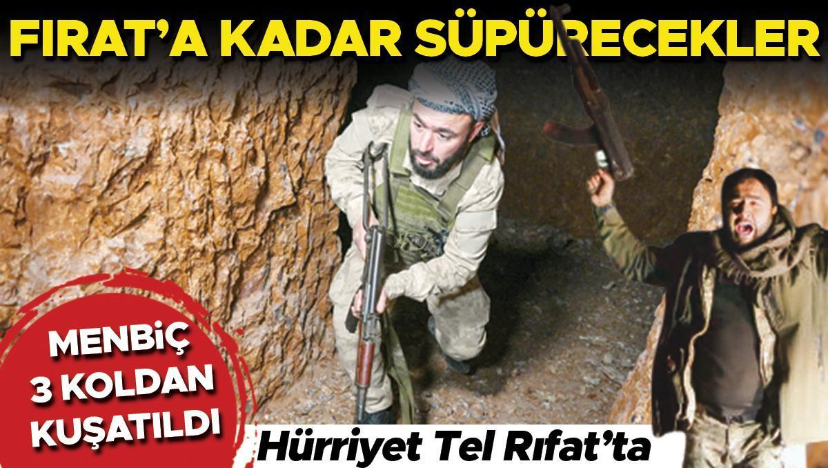 Fırat’ın batısında PKK/YPG’ye bir darbe daha… Tel Rıfat’tan sonra Menbiç kuşatma altında