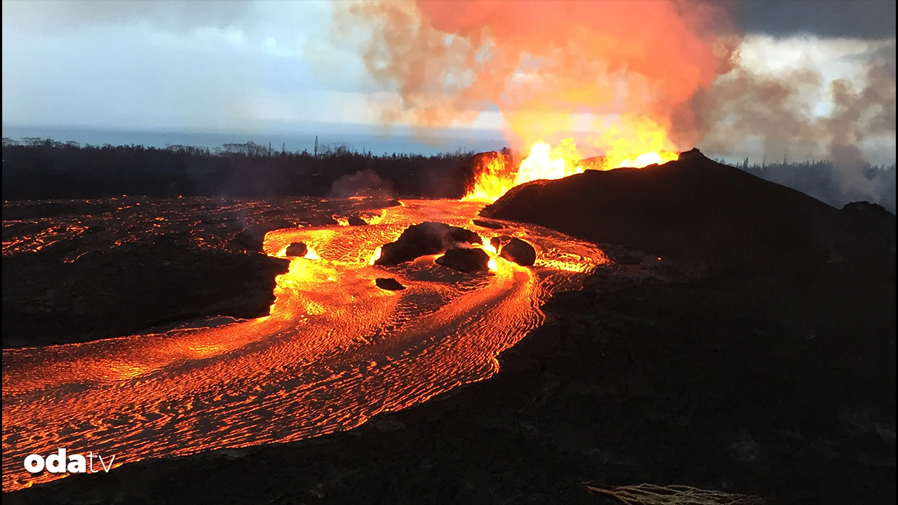 Hawaii’de bulunan Kilauea Yanardağında patlama meydana geldi