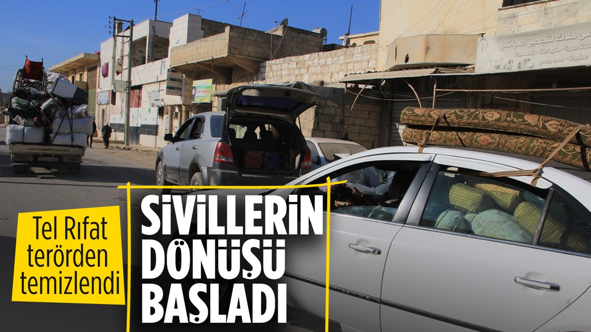 Suriye’de PKK/YPG’nin yerinden ettiği siviller dönüş yolunda