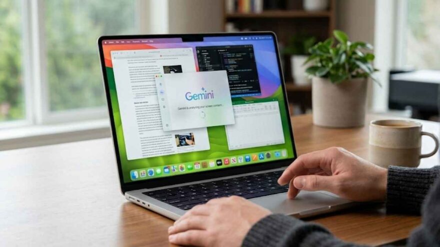 Google Gemini macOS uygulamasını test ediyor