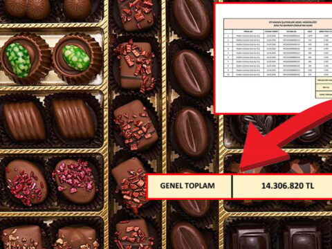 Devlet kurumundan 14 milyon liralık bayram çikolatası