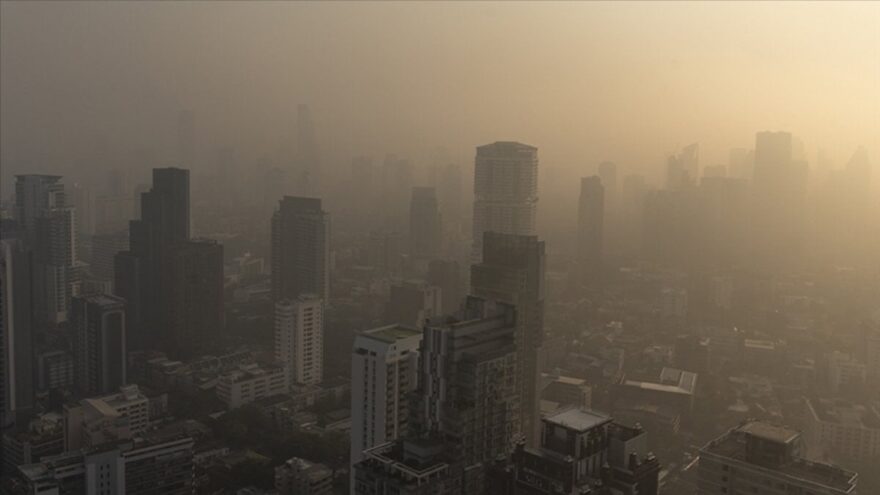 Dünya geneli 2025 hava kalitesi haritası