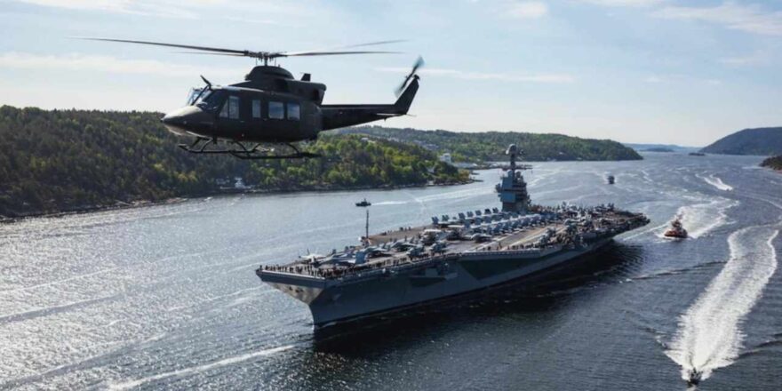 İran’da savaşan ABD’nin dev uçak gemisi Yunan adasına yanaştı