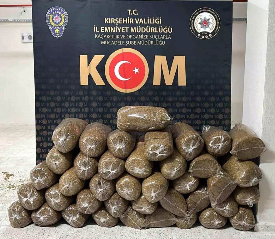 Kırşehir’de 200 Kilogram Kaçak Tütün Ele Geçirildi