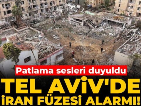 Son dakika | Tel Aviv’de İran füzesi alarmı! Patlama sesleri duyuldu