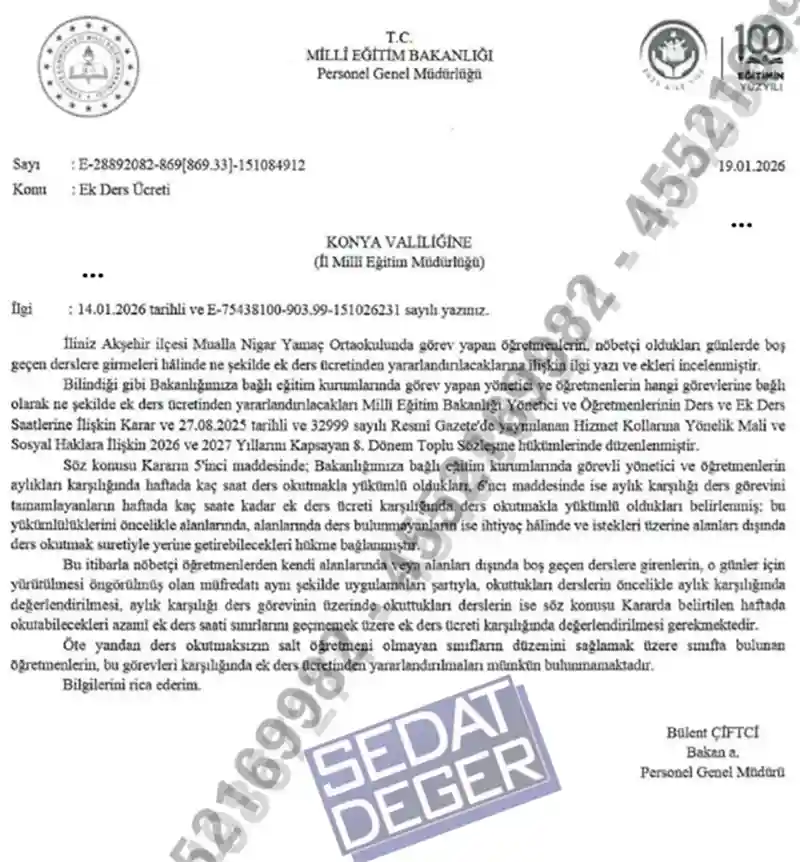 Boş Derse Giren Öğretmen Hangi Şartlarda Ek Ders Ücreti Alır?