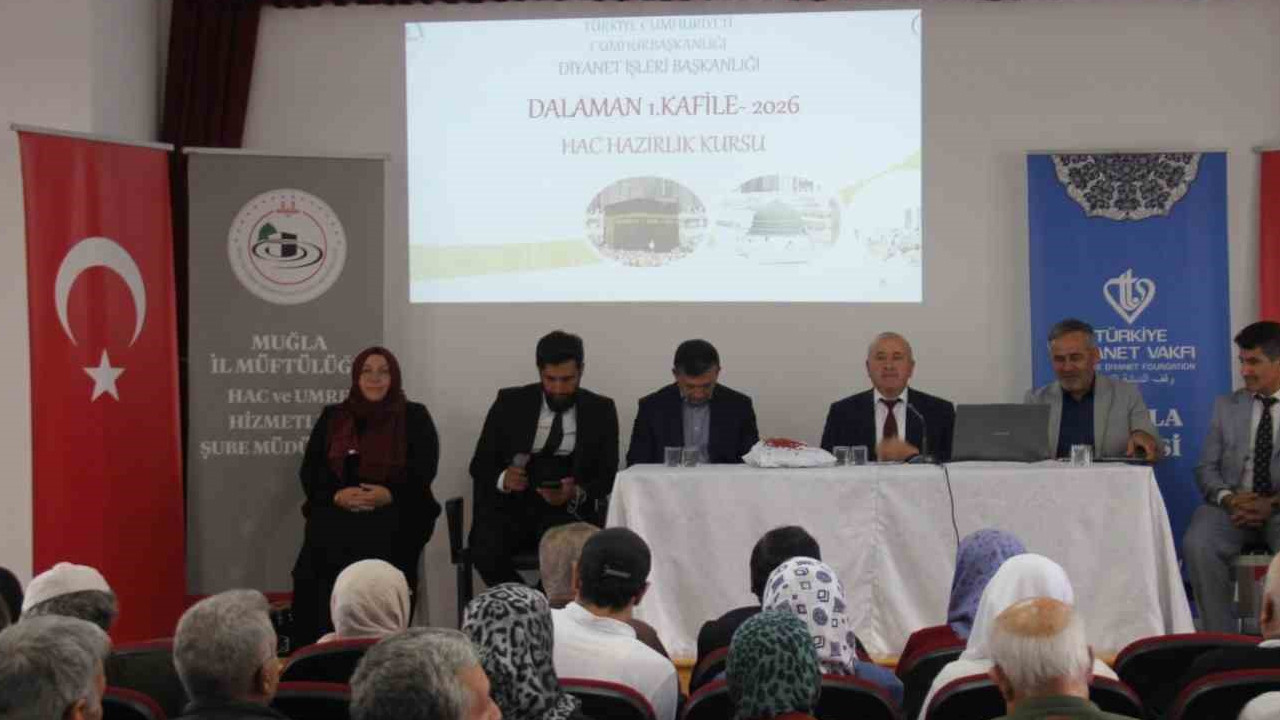 Dalamanlı hacı adayları kutsal yolculuğa hazır