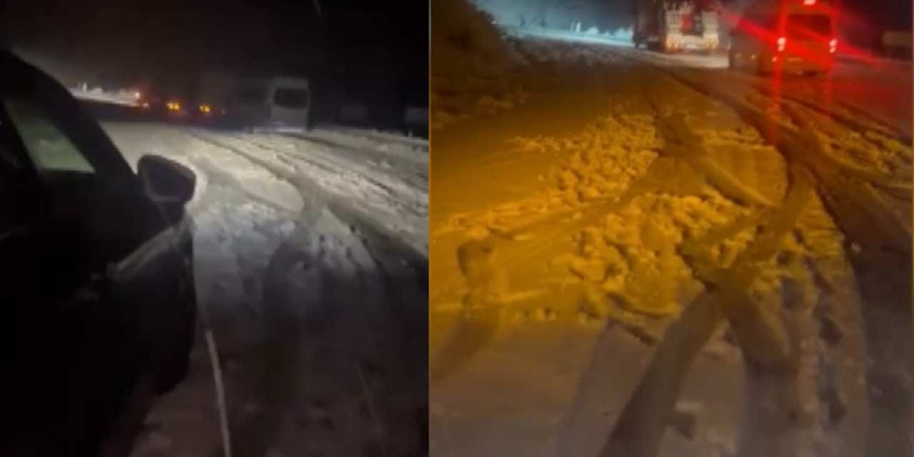 Erzurum’da nisan ayında kar esareti