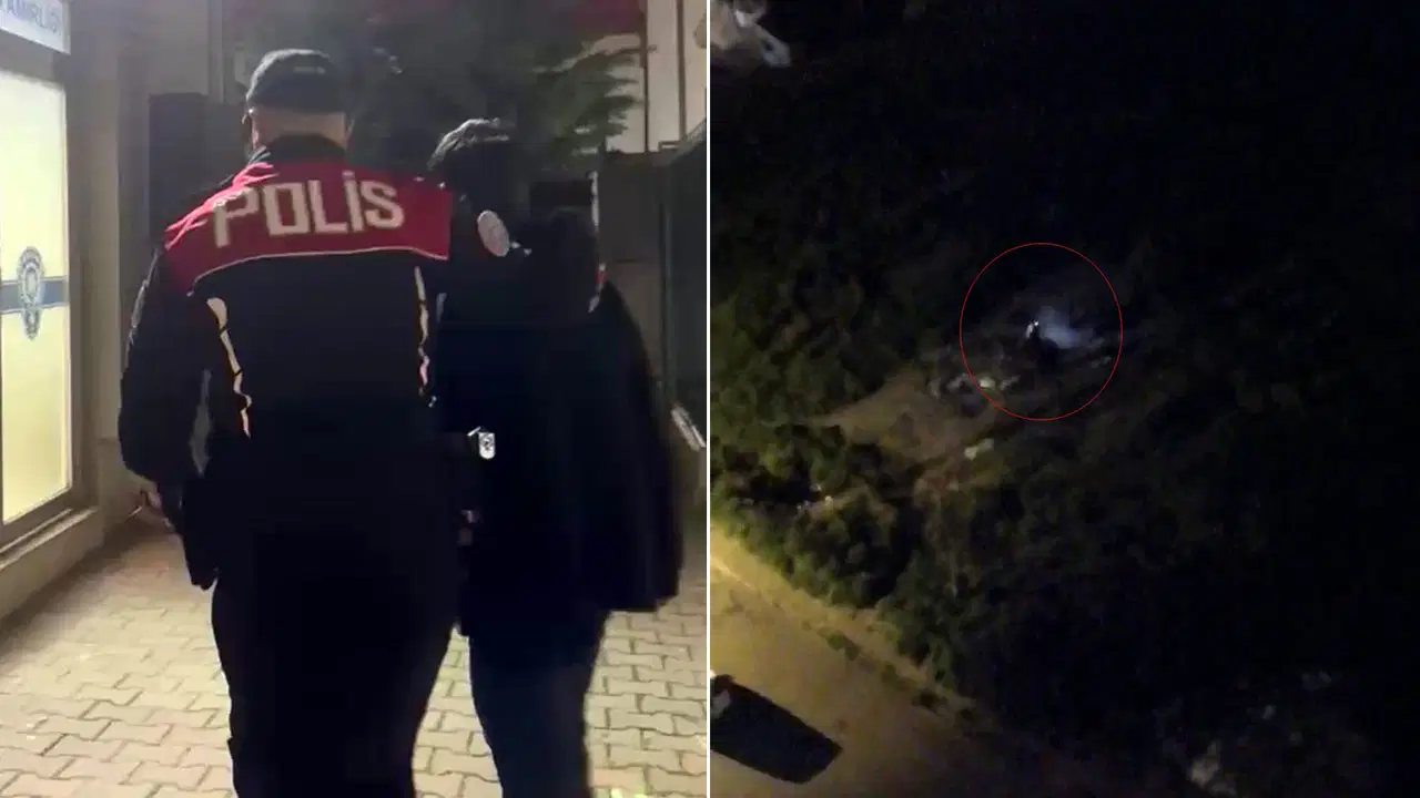 Esenyurt’ta iki çocuk boş arazide silah atışı yaparken yakalandı!