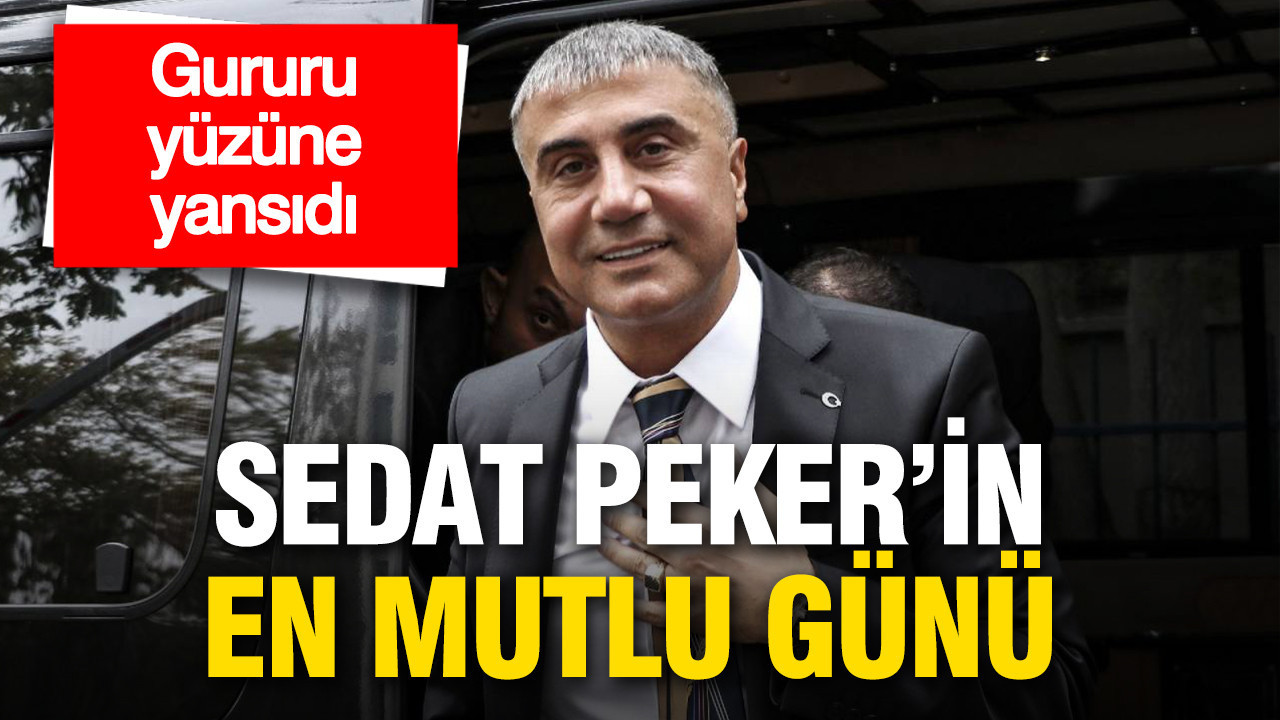 Sedat Peker’in en mutlu günü: O anları sosyal medya hesabından paylaştı