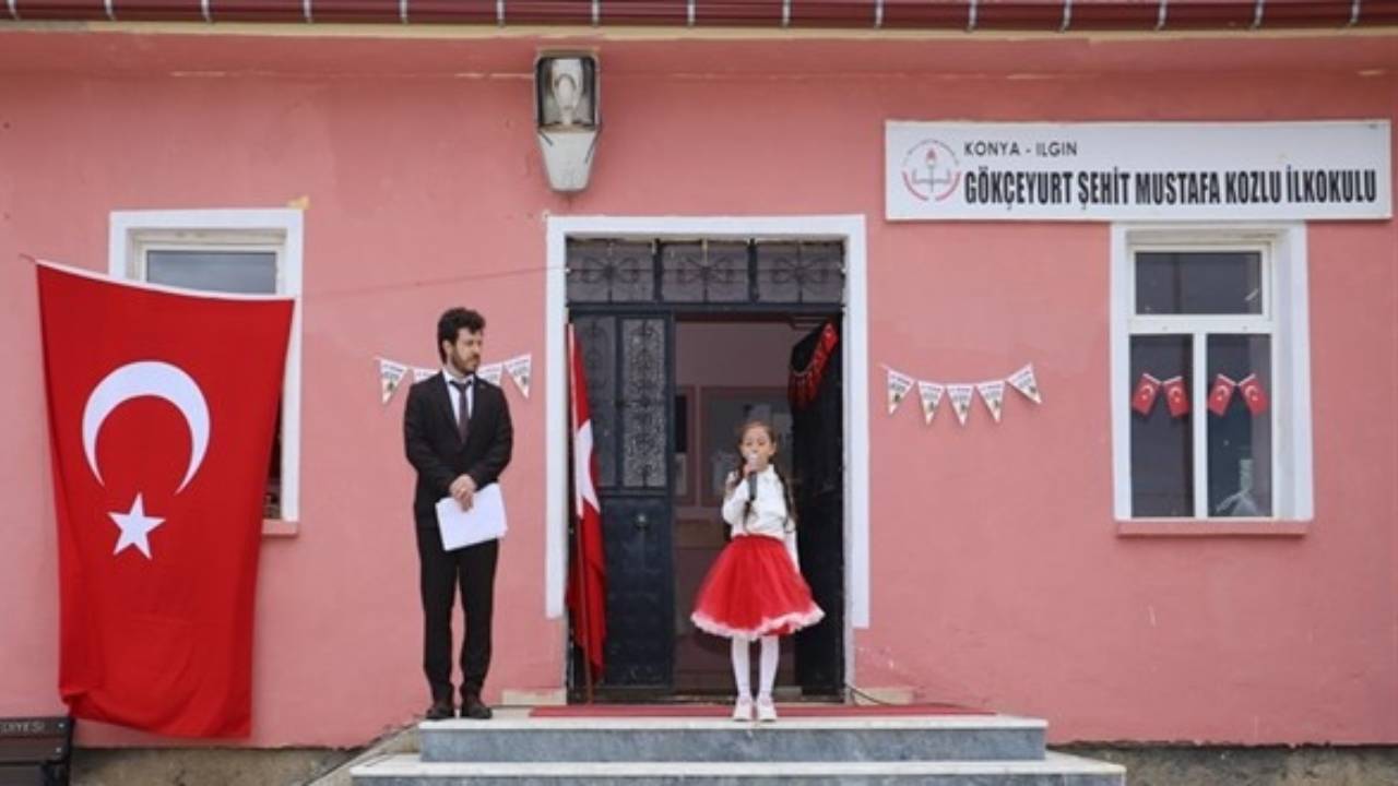 Tek öğrencili okulda ’23 Nisan’ coşkusu