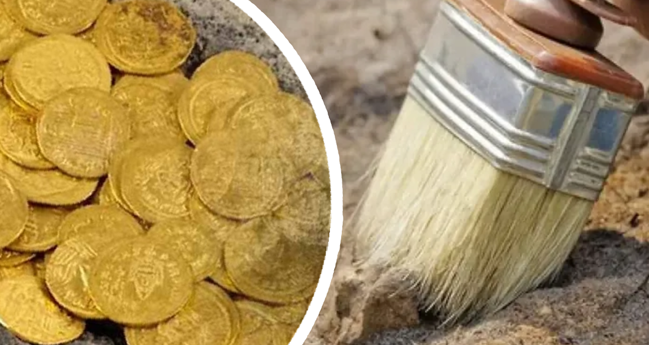 Toprağın altından altın ve mücevher fışkırdı