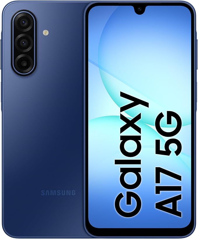 Samsung Galaxy A17 5G, Android Akıllı Telefon, 8GB RAM, 256GB Hafıza, Mavi, Büyük Ekran, 50MP OIS Kamera (Samsung Türkiye Garantili)