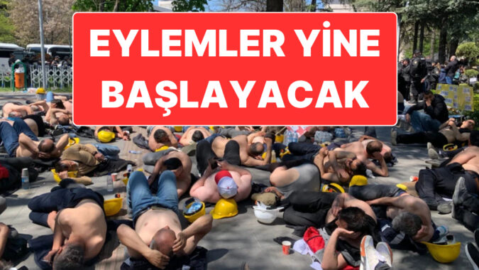 Doruk Madencilik İşçileri Verilen Sözlere Rağmen Ödenmeyen Ücretleri İçin Bakanlık Önünde Eylem Yapacak