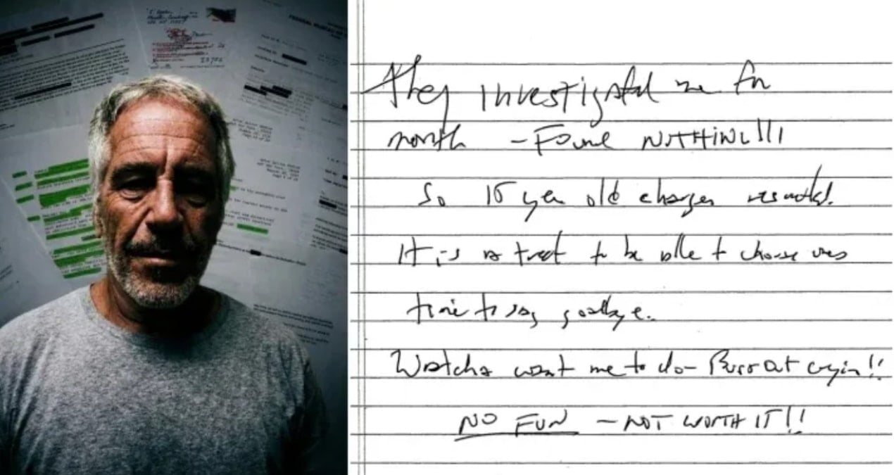 Jeffrey Epstein'ın Tartışmalı İntihar Notu Ortaya Çıktı