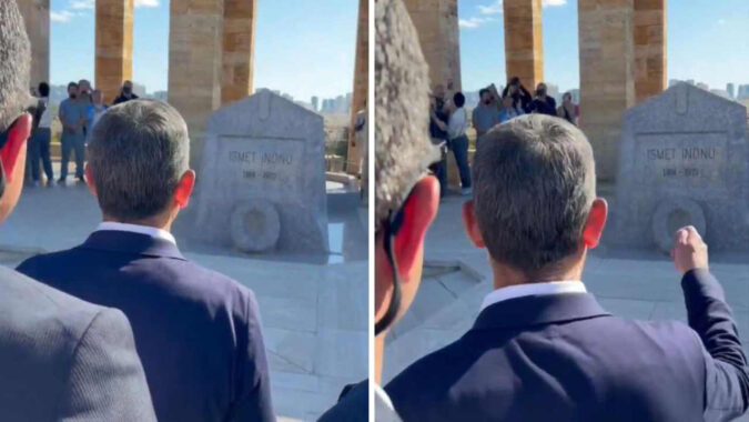 Özgür Özel’den İnönü’nün kabri başında dikkat çeken mesaj