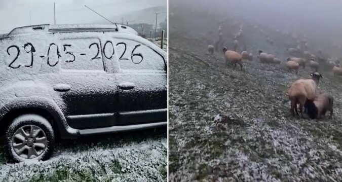 Yaz beklenirken kar geri geldi