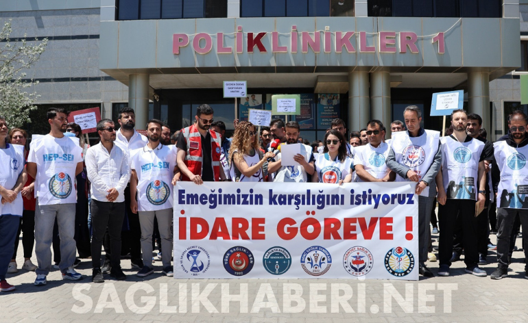Van YYÜ Tıp Merkezi’nde Bıçak Kemiğe Dayandı: Sağlık Emekçilerinden “Sözünüzü Tutun” İsyanı! • Sağlık Haberi