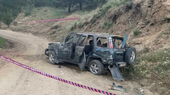 Aydın’da şarampol kazası: 1 ölü 2 yaralı