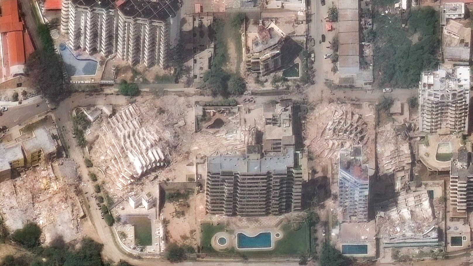 Çifte deprem sonrası korkunç manzara: Yıkımın boyutu uzaydan görüldü