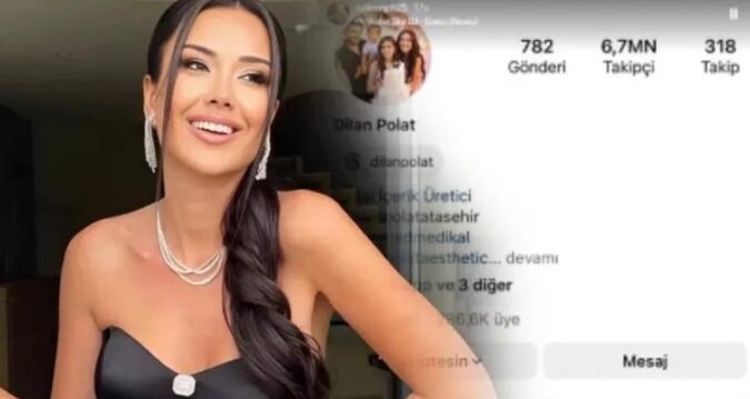 Dilan Polat’ın Instagram hesabına erişim engeli