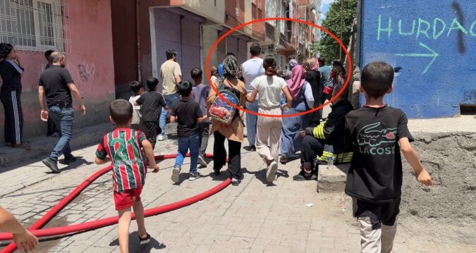 Diyarbakır’da yangın sonrası komşular birbirine girdi