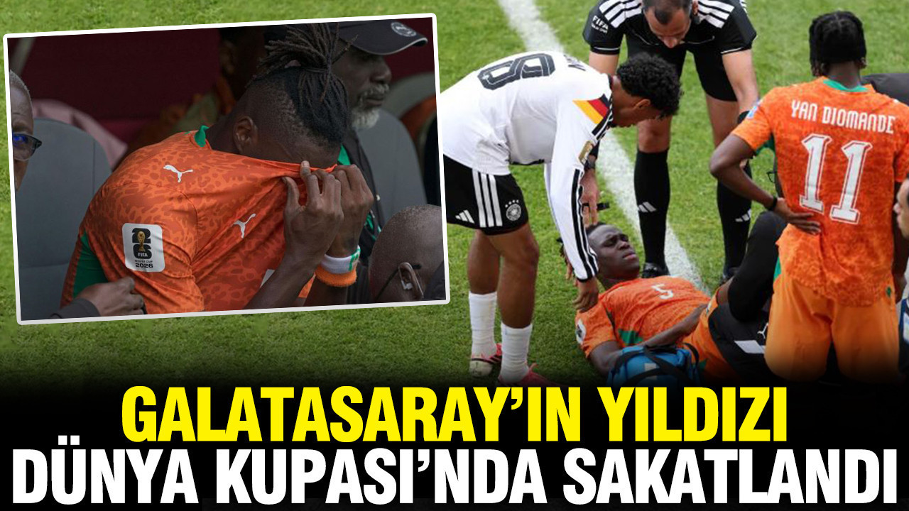 Galatasaray’ın yıldızı Dünya Kupası’nda sakatlandı: Wilfried Singo gözyaşlarını tutamadı