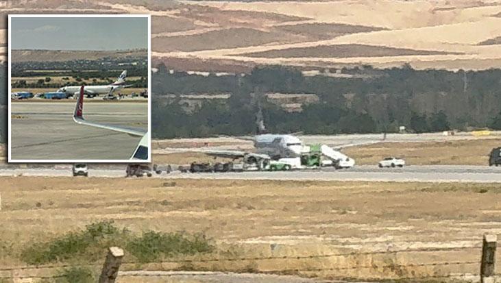 Gaziantep Havalimanı’nda yürekler ağza geldi! Uçağın inişi sırasında lastiği patladı: Bakanlıktan ilk açıklama