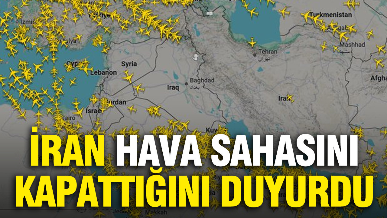 İran ikinci bir duyuruya kadar hava sahasını kapattı