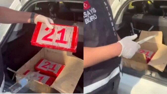 İstanbul’da kritik kokain operasyonu: Polis 21 numaralı kokain paketlerinin sahibinin peşinde