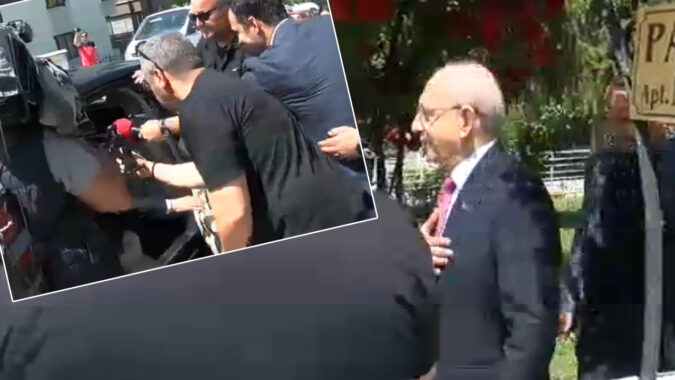 Kılıçdaroğlu delege sorusunu cevaplamadan aracına bindi