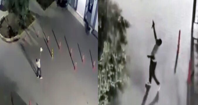 Komşusuna kızan maganda siteyi taradı!