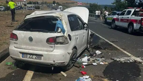 Refüje çarptı: Düğün hazırlığındaki çift yaralandı, durumu kritik!