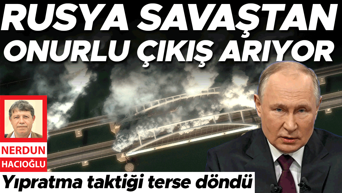 Rusya savaştan onurlu cıkıs arıyor… Yıpratma taktiği terse döndü