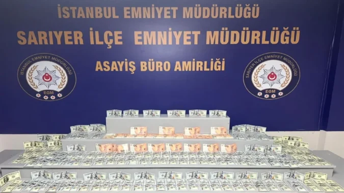 Sarıyer’de bankada sahte dolar alarmı: 1 milyonluk para ele geçirildi