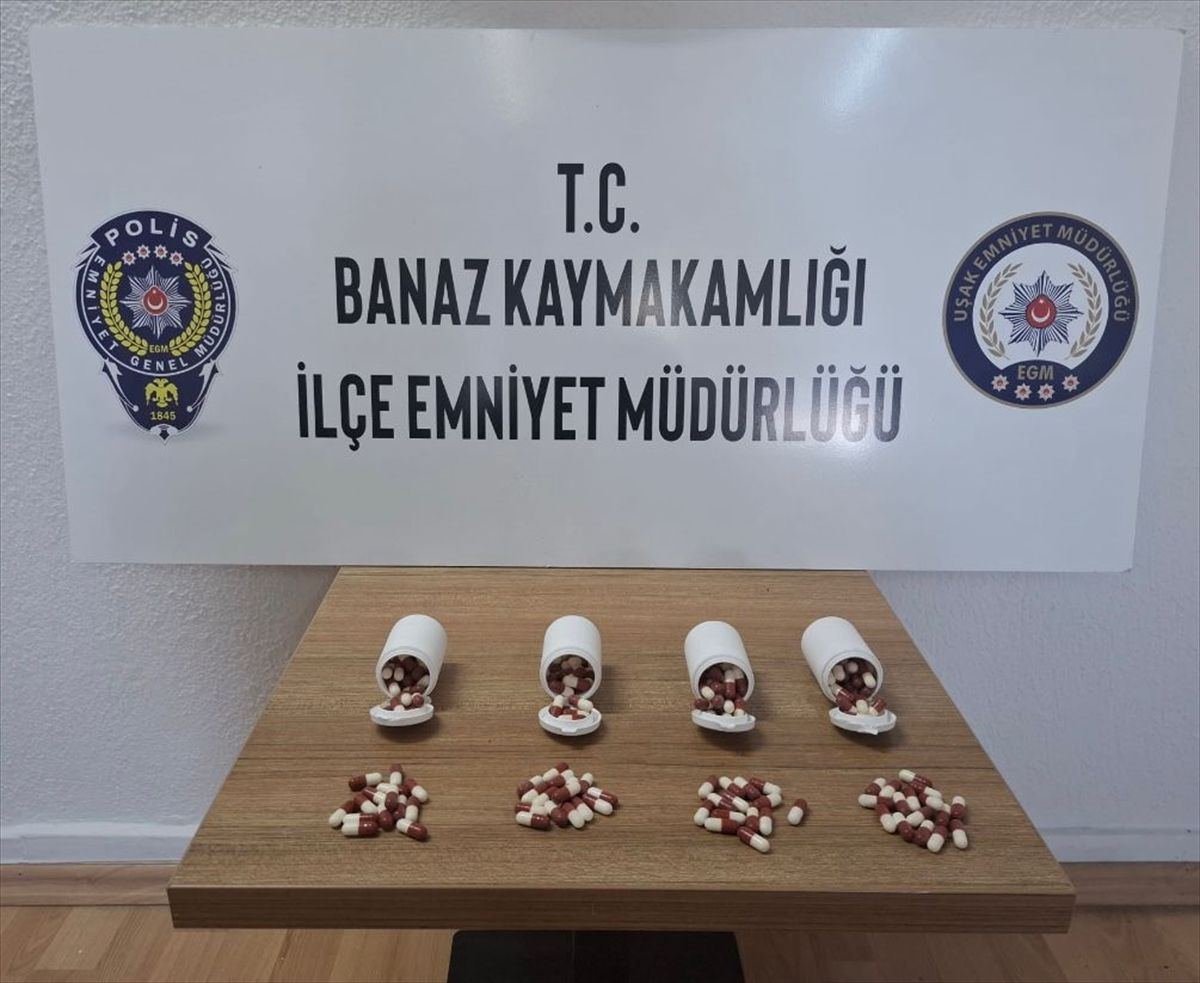 Uşak’ta Kovalamaca: 197 Sentetik Hap Ele Geçirildi