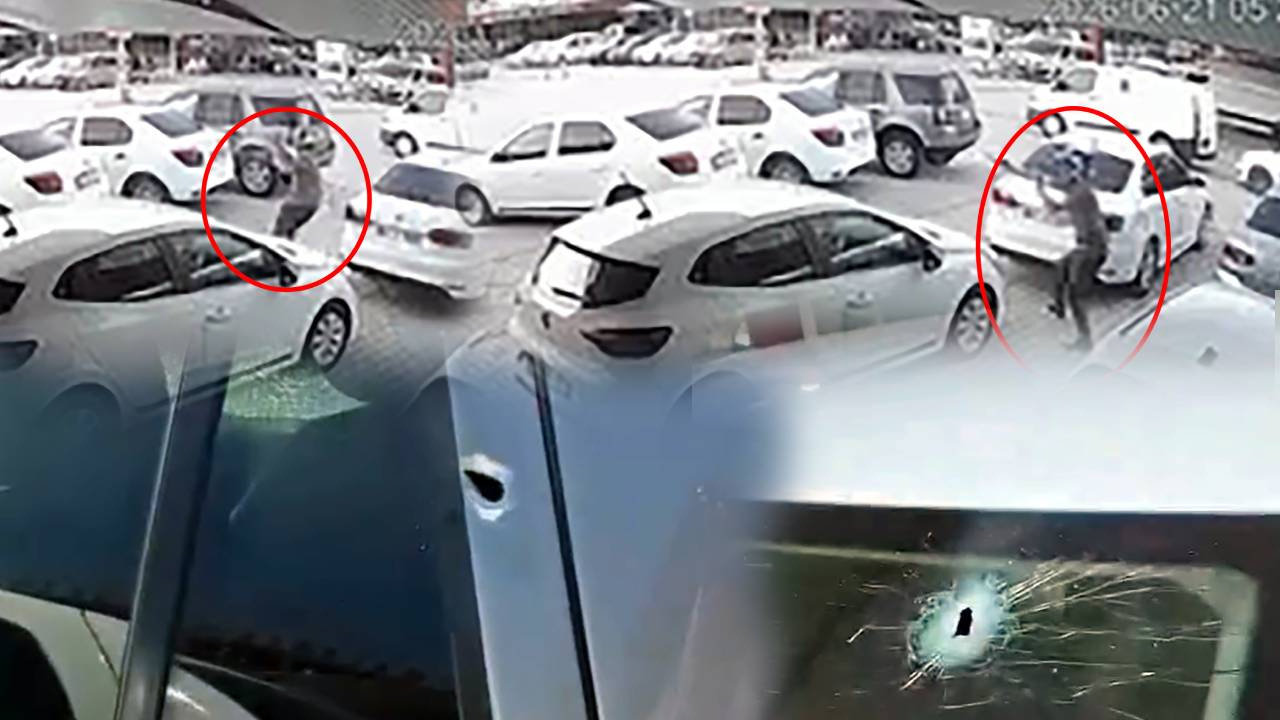 Yine motosikletli saldırganlar: Galeriye silahlı saldırı kameraya yakalandı