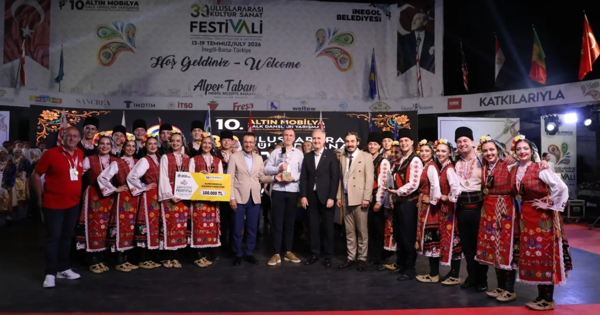 10. Altın Mobilya ödülü İnegöl’den Bulgaristan’a gitti