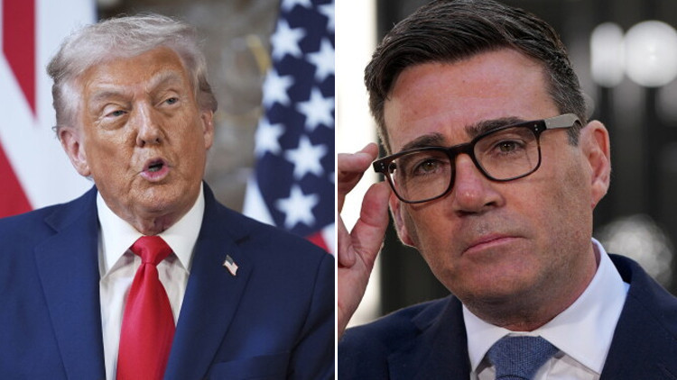 Abd baskani trump yeni ingiltere basbakani burnham ile gorustu FmG8ejbp.jpg