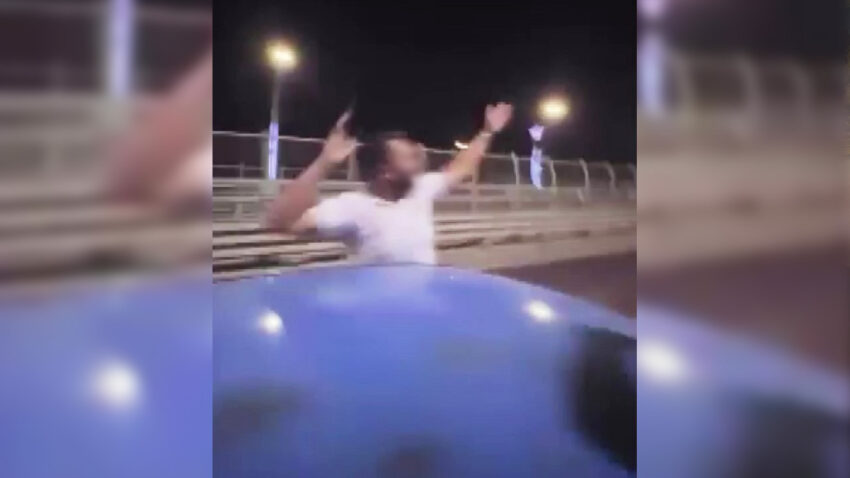 Adanada kopru uzerinde tehlikeli dans eden surucuye 103 bin tl ceza bS71evWr.jpg