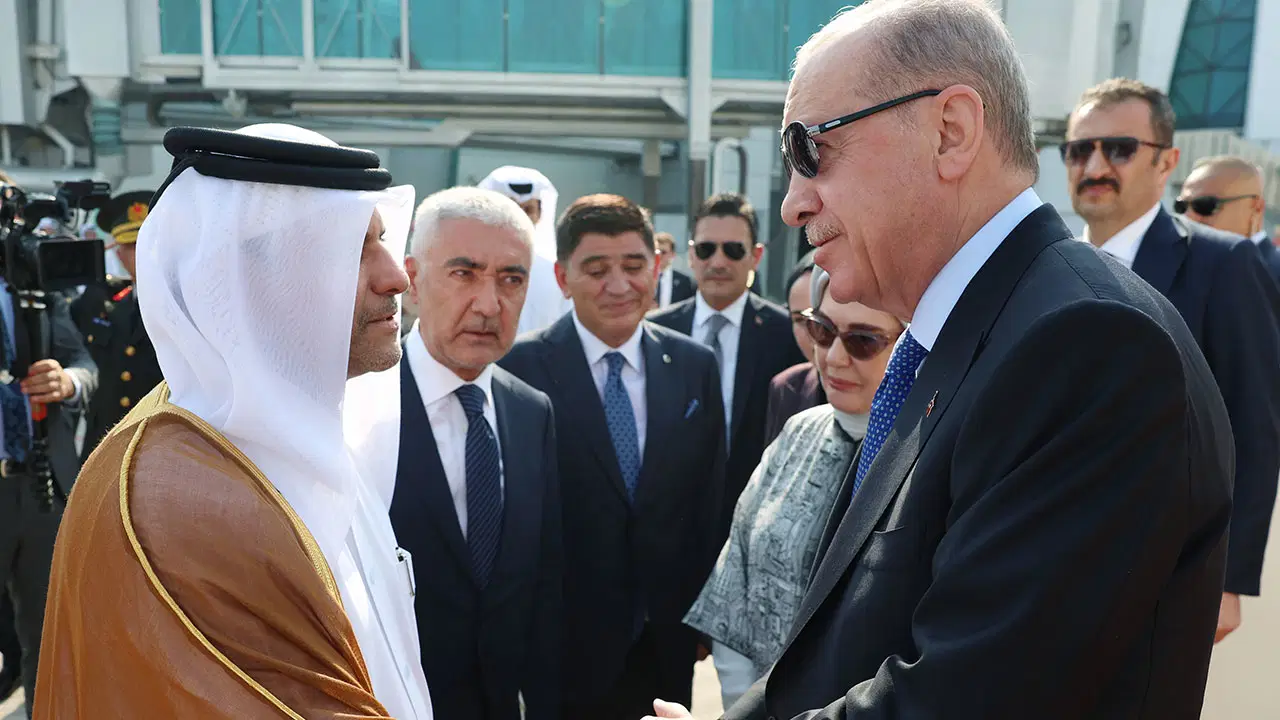 AKP’li Cumhurbaşkanı Erdoğan, Katar’ın başkenti Doha’da
