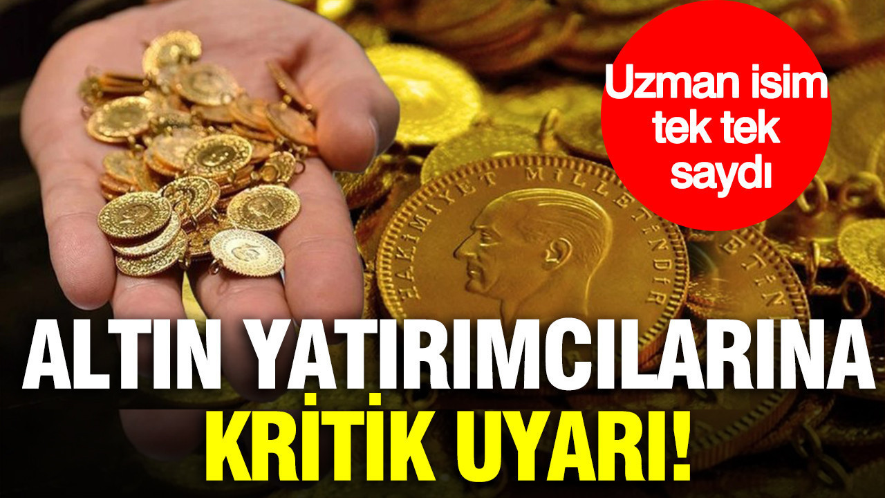 Altın yatırımcısına kritik uyarı: ‘Bu seviye kırılırsa satış hızlanabilir’