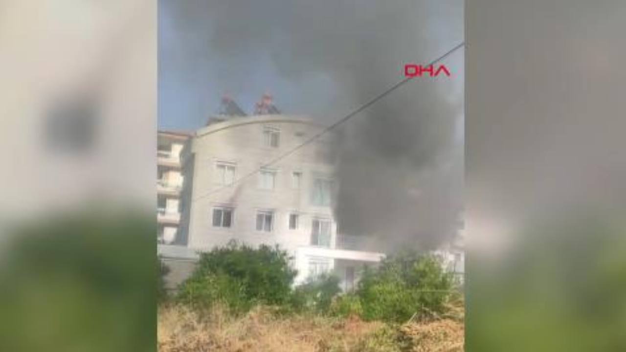 Antalya’da apartmanda yangın: Yurttaşlar tahliye edildi