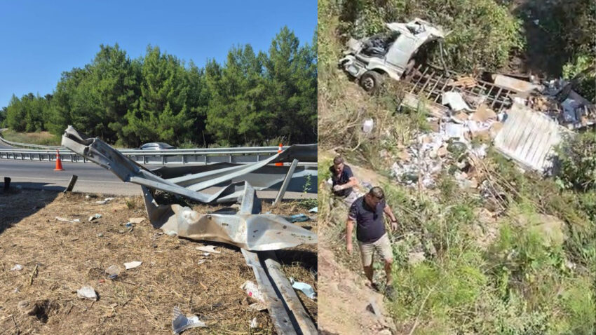 Antalyada feci kaza kamyon sarampole yuvarlandi surucu hayatini kaybetti arPxTtXj.jpg