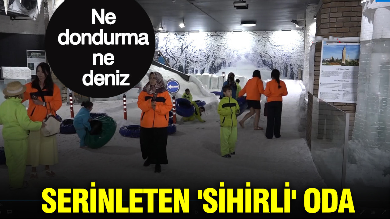 Antalya’yı serinleten ‘sihirli’ oda: Ne dondurma ne deniz