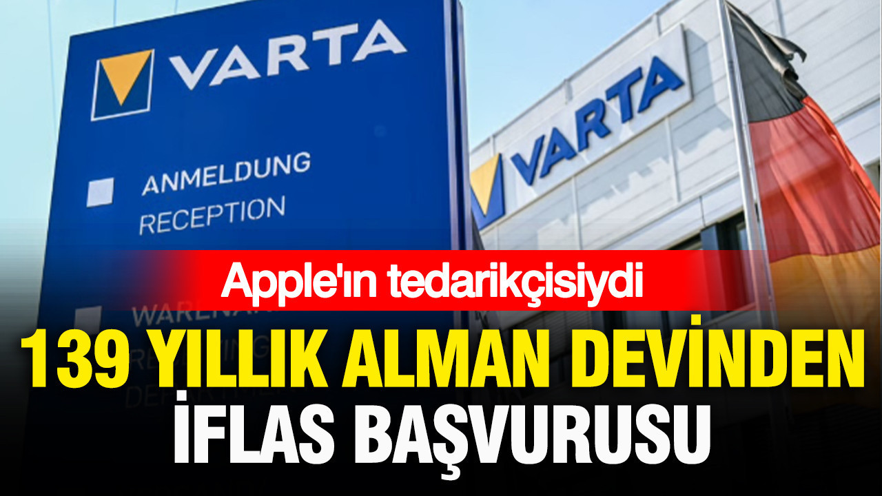 Apple’ın tedarikçisiydi: 139 yıllık Alman devi Varta’dan iflas başvurusu
